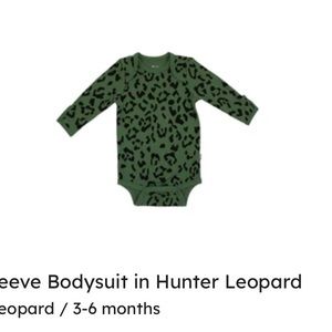 Kyte Baby-Hunter Leopard Bodysuit-New w/ Tags